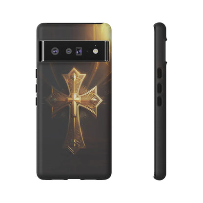 golden-cross-handyhulle-google-pixel-2-3-4-5-6-7-8-9-a-xl-pro-5g-phone-case-jlr-design-14 - JLR Design