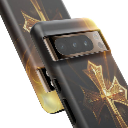 golden-cross-handyhulle-google-pixel-2-3-4-5-6-7-8-9-a-xl-pro-5g-phone-case-jlr-design-16 - JLR Design