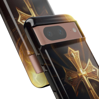 golden-cross-handyhulle-google-pixel-2-3-4-5-6-7-8-9-a-xl-pro-5g-phone-case-jlr-design-17 - JLR Design
