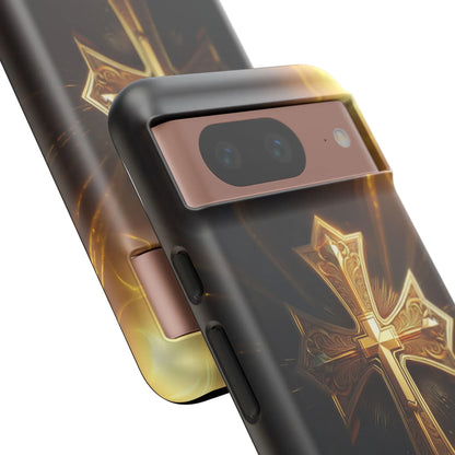 golden-cross-handyhulle-google-pixel-2-3-4-5-6-7-8-9-a-xl-pro-5g-phone-case-jlr-design-18 - JLR Design