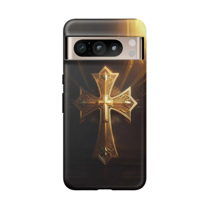 golden-cross-handyhulle-google-pixel-2-3-4-5-6-7-8-9-a-xl-pro-5g-phone-case-jlr-design-2 - JLR Design