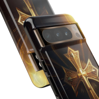golden-cross-handyhulle-google-pixel-2-3-4-5-6-7-8-9-a-xl-pro-5g-phone-case-jlr-design-5 - JLR Design