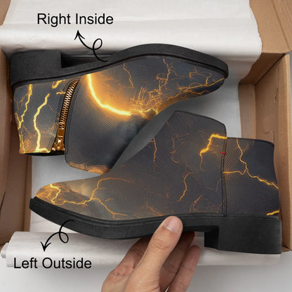 golden-thunder-elegante-reissverschluss-stiefeletten-stiefeletten-jlr-design-8 - JLR Design