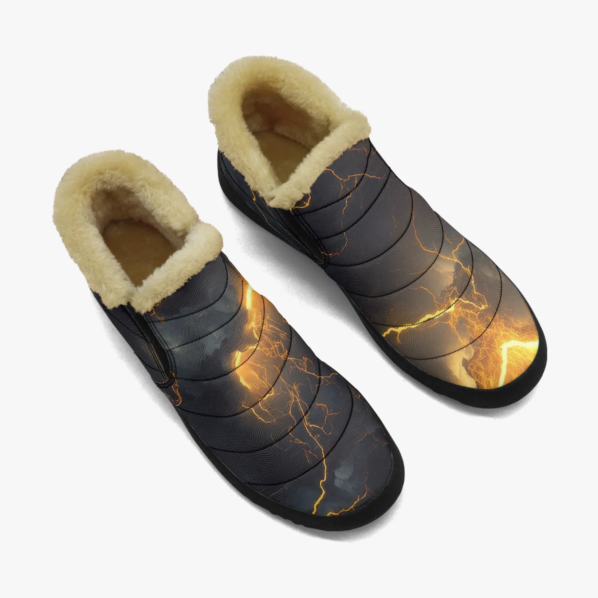 golden-thunder-faux-fur-slipper-slipper-jlr-design-2 - JLR Design