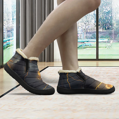 golden-thunder-faux-fur-slipper-slipper-jlr-design-3 - JLR Design