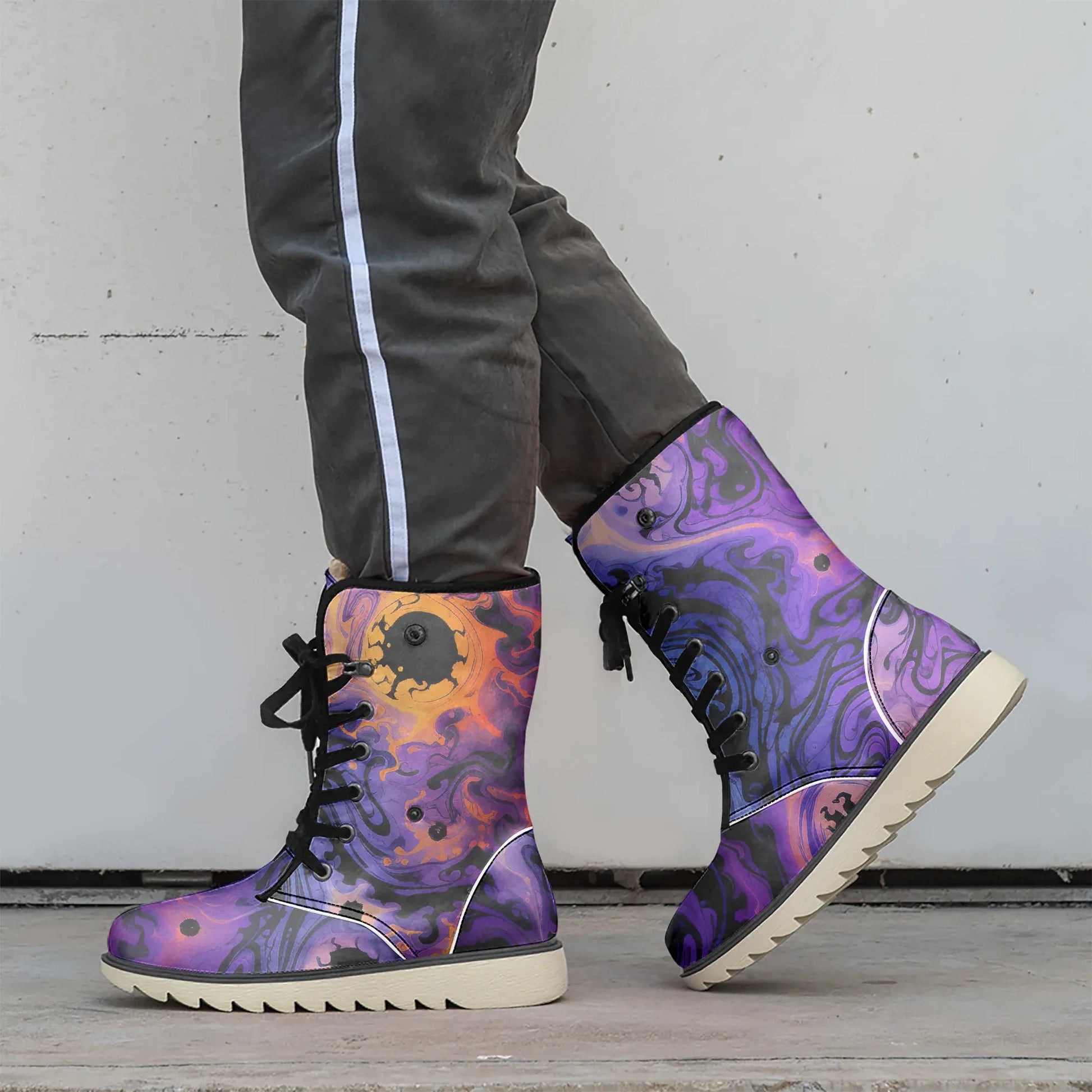 gothic-tie-dye-v1-chic-boots-mit-pluschfutter-stiefel-jlr-design-2 - JLR Design