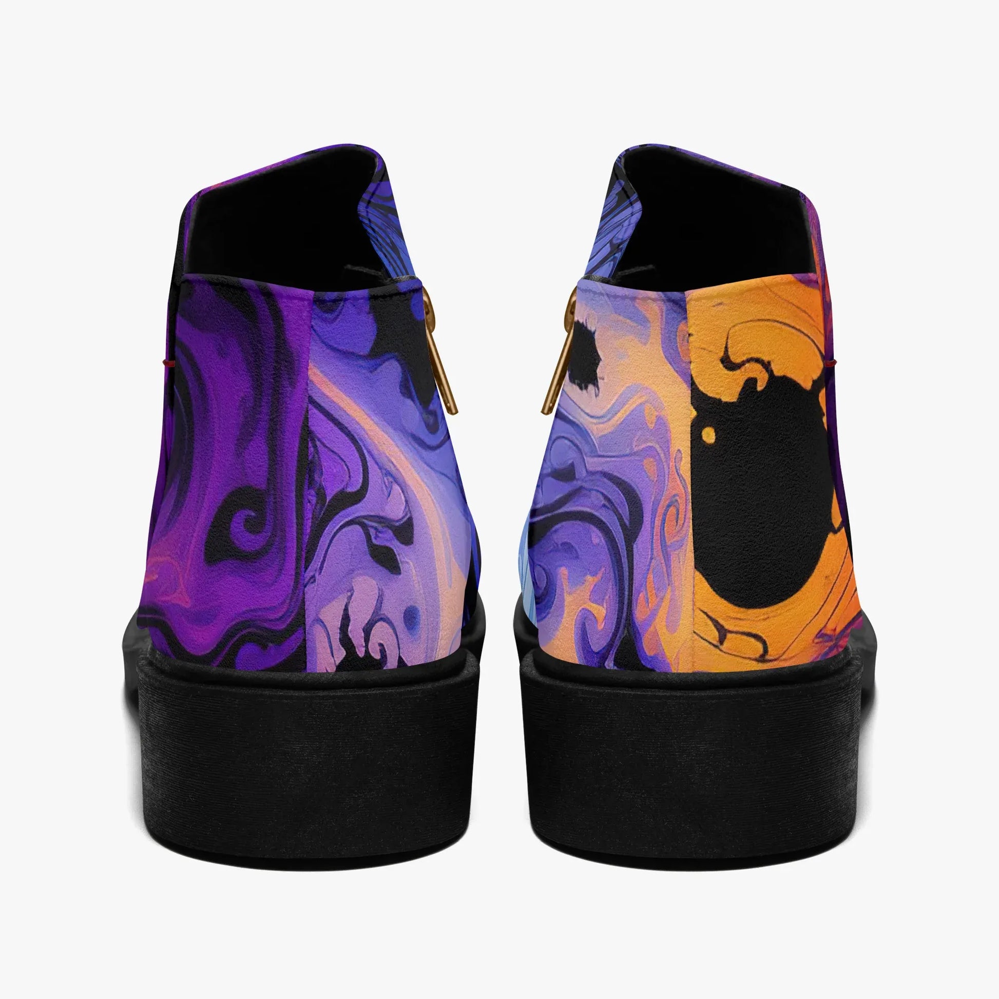 gothic-tie-dye-v1-elegante-reissverschluss-stiefeletten-stiefeletten-jlr-design-2 - JLR Design