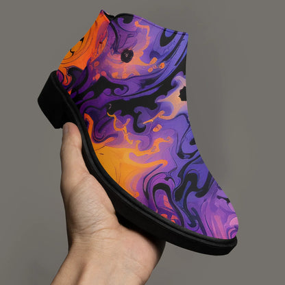 gothic-tie-dye-v1-elegante-reissverschluss-stiefeletten-stiefeletten-jlr-design-3 - JLR Design