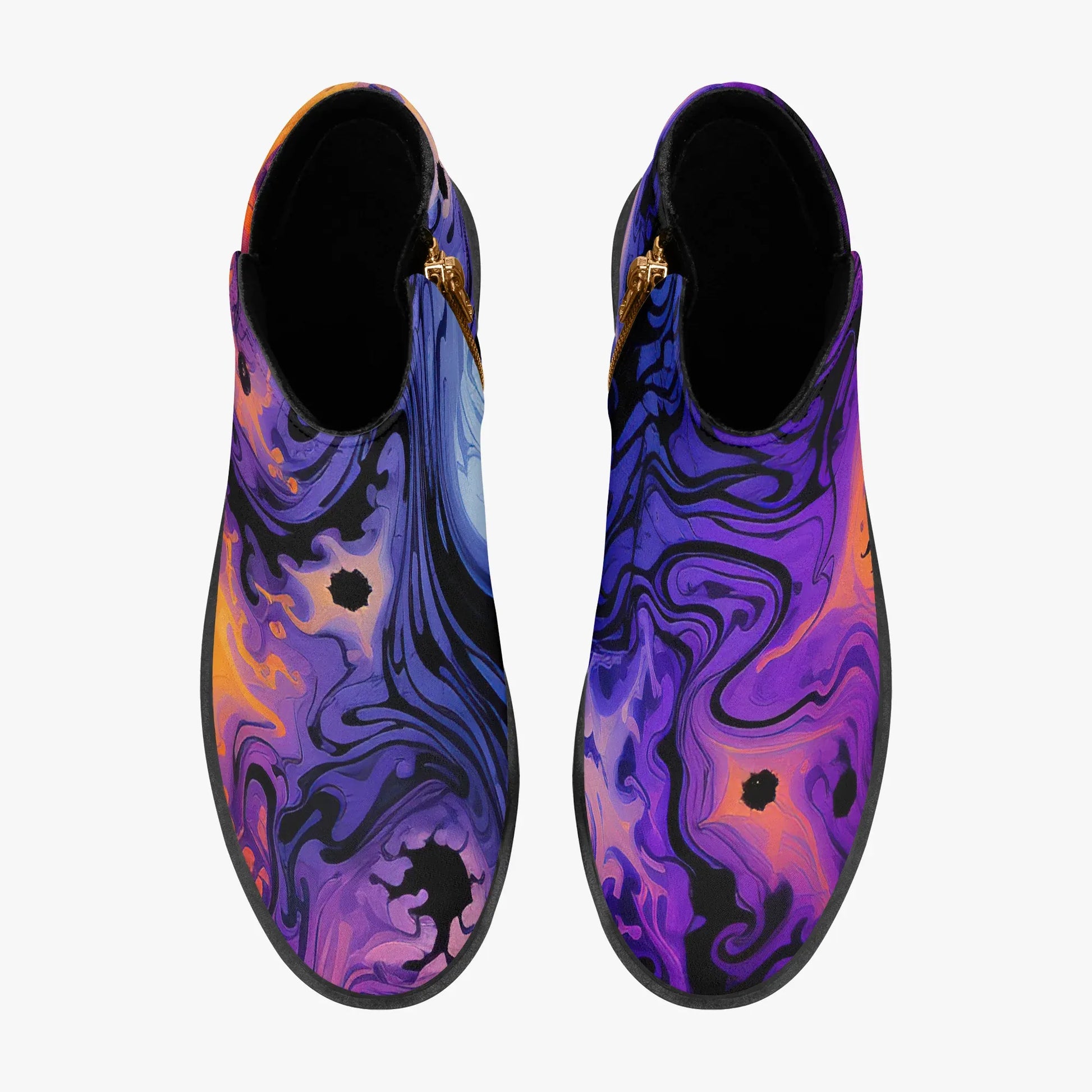gothic-tie-dye-v1-elegante-reissverschluss-stiefeletten-stiefeletten-jlr-design-7 - JLR Design