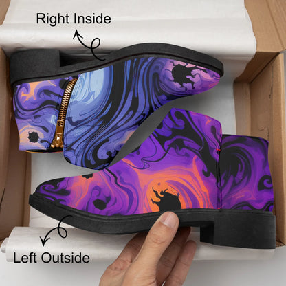 gothic-tie-dye-v1-elegante-reissverschluss-stiefeletten-stiefeletten-jlr-design-8 - JLR Design