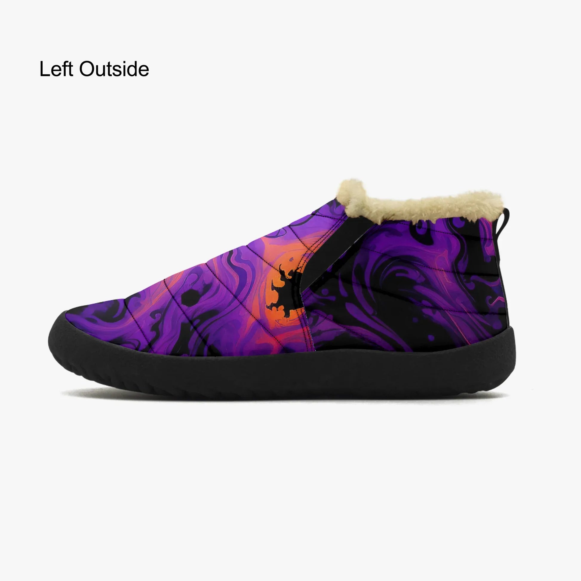 gothic-tie-dye-v1-faux-fur-slipper-slipper-jlr-design-4 - JLR Design