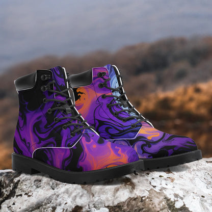 gothic-tie-dye-v1-leder-boots-or-stylische-und-warme-winterstiefel-boots-jlr-design-2 - JLR Design