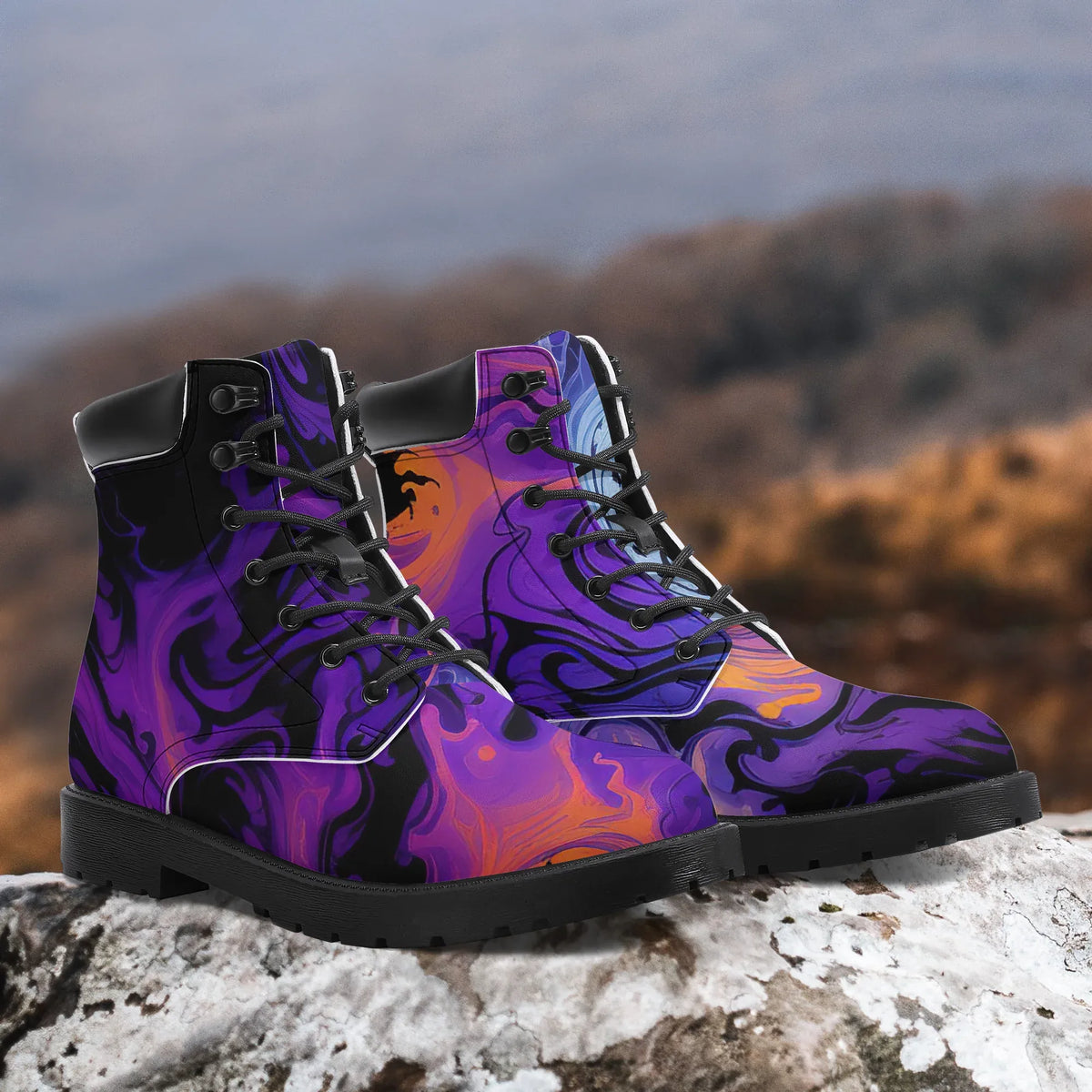 gothic-tie-dye-v1-leder-boots-or-stylische-und-warme-winterstiefel-boots-jlr-design-jlr-design-de-2 - JLR Design