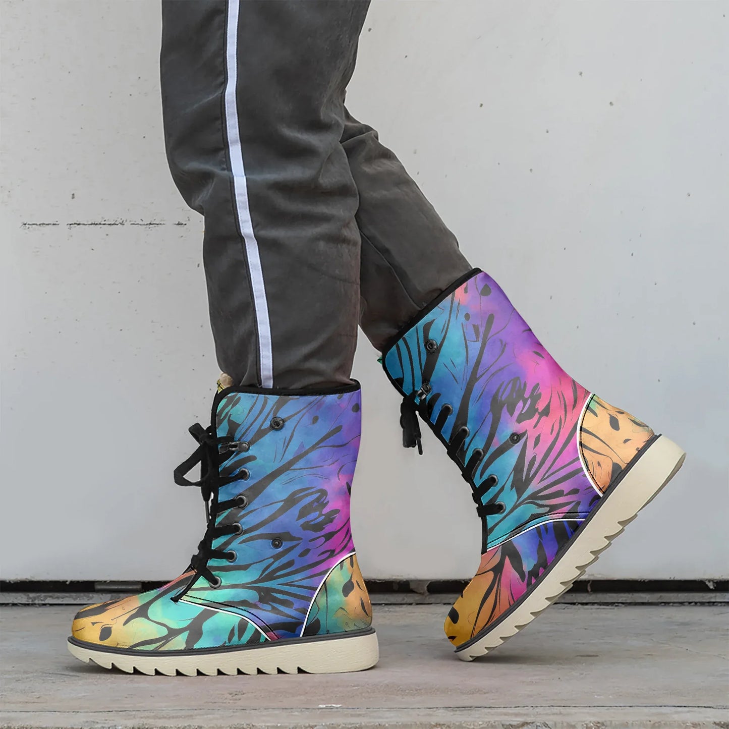 gothic-tie-dye-v2-chic-boots-mit-pluschfutter-stiefel-jlr-design-2 - JLR Design
