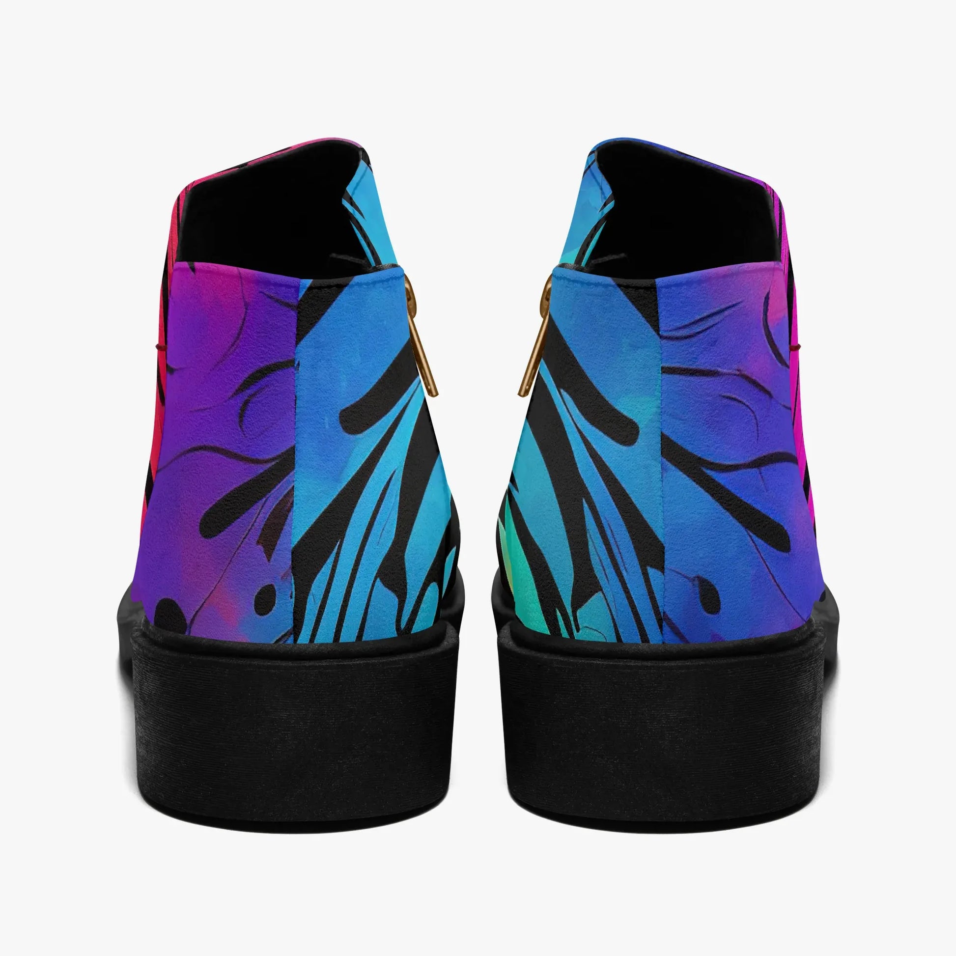gothic-tie-dye-v2-elegante-reissverschluss-stiefeletten-stiefeletten-jlr-design-2 - JLR Design
