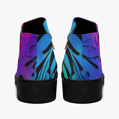 gothic-tie-dye-v2-elegante-reissverschluss-stiefeletten-stiefeletten-jlr-design-2 - JLR Design