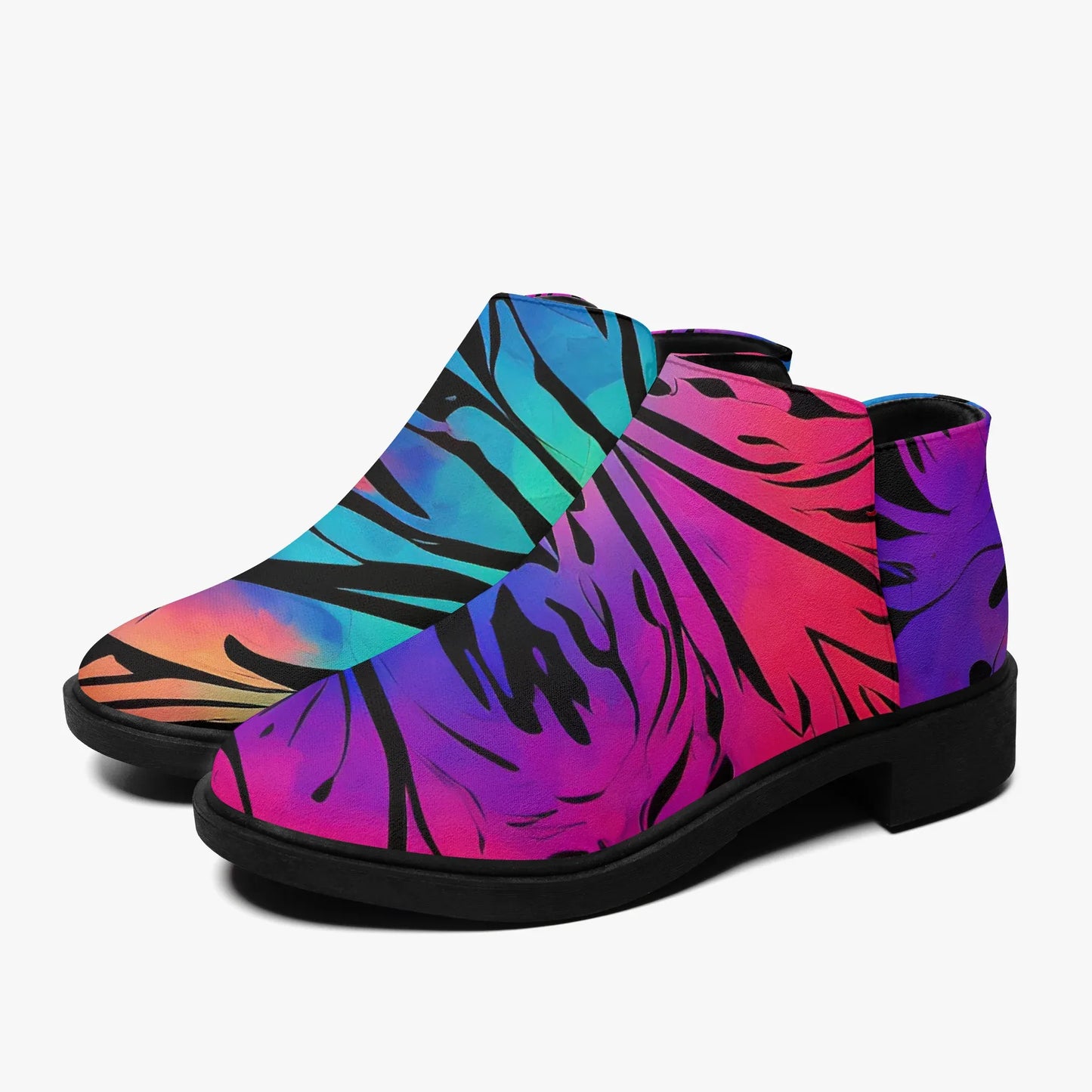 gothic-tie-dye-v2-elegante-reissverschluss-stiefeletten-stiefeletten-jlr-design-6 - JLR Design