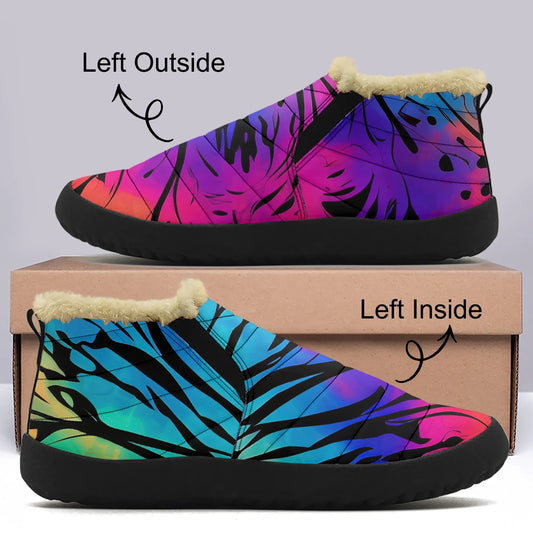 gothic-tie-dye-v2-faux-fur-slipper-slipper-jlr-design-1 - JLR Design