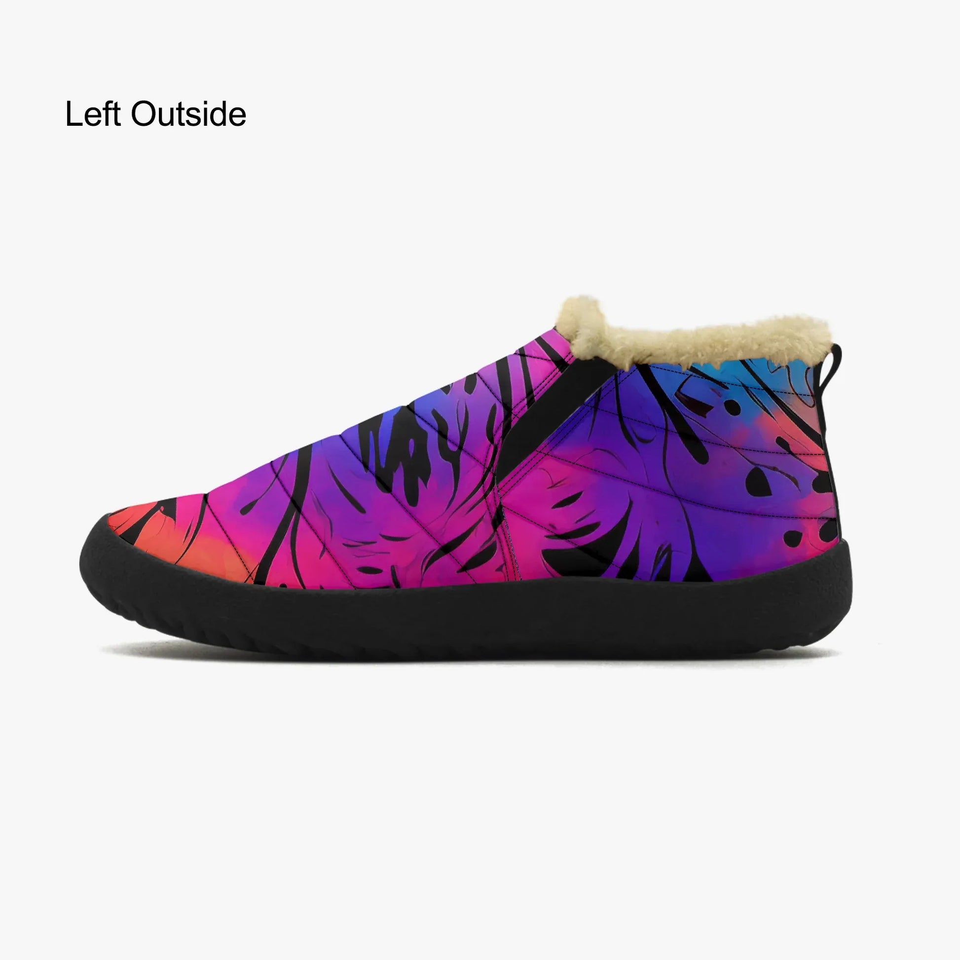 gothic-tie-dye-v2-faux-fur-slipper-slipper-jlr-design-4 - JLR Design