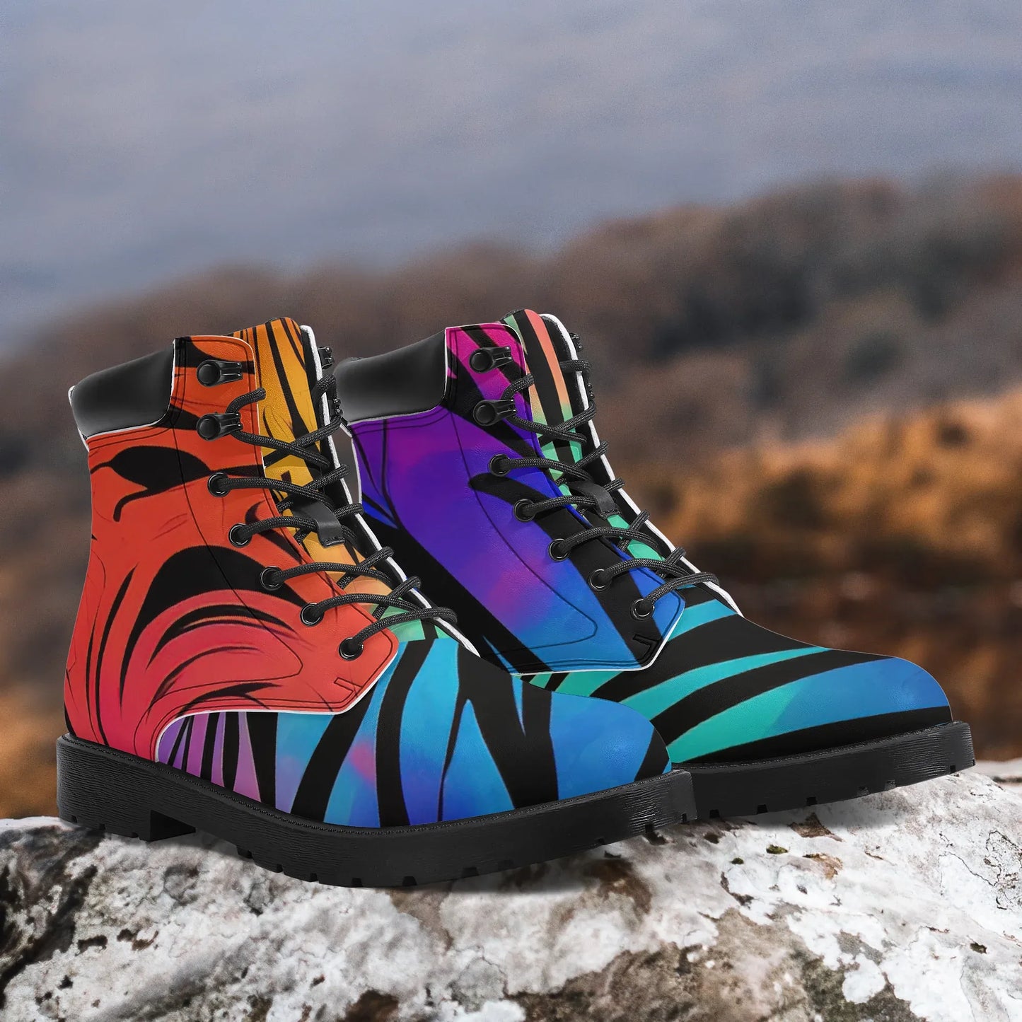 gothic-tie-dye-v2-leder-boots-or-stylische-und-warme-winterstiefel-boots-jlr-design-2 - JLR Design