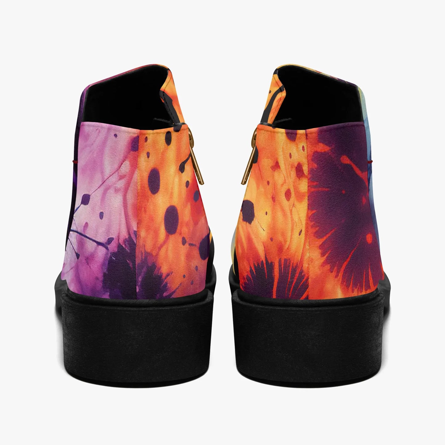 gothic-tie-dye-v3-elegante-reissverschluss-stiefeletten-stiefeletten-jlr-design-2 - JLR Design