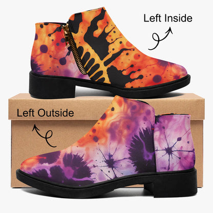 gothic-tie-dye-v3-elegante-reissverschluss-stiefeletten-stiefeletten-jlr-design-4 - JLR Design