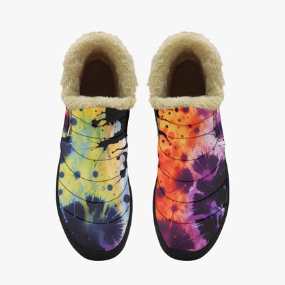 gothic-tie-dye-v3-faux-fur-slipper-slipper-jlr-design-5 - JLR Design