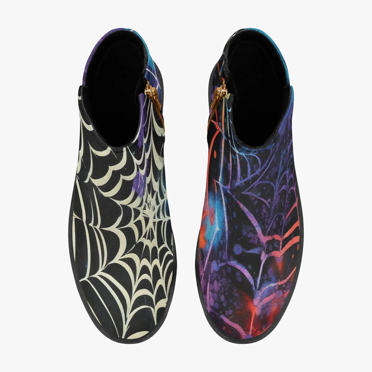 gothic-tie-dye-v4-elegante-reissverschluss-stiefeletten-stiefeletten-jlr-design-7 - JLR Design