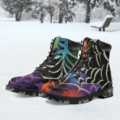 gothic-tie-dye-v4-leder-boots-or-stylische-und-warme-winterstiefel-boots-jlr-design-1 - JLR Design