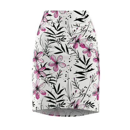 graffiti-bluten-v1-bleistiftrock-fur-damen-eleganter-mid-waist-rock-mit-stretch-komfort-bleistiftrock-jlr-design-4 - JLR Design