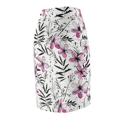 graffiti-bluten-v1-bleistiftrock-fur-damen-eleganter-mid-waist-rock-mit-stretch-komfort-bleistiftrock-jlr-design-7 - JLR Design