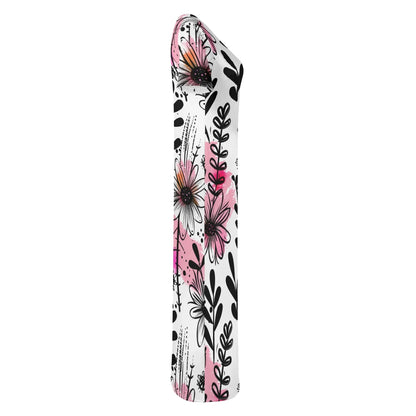 graffiti-bluten-v10-short-sleeve-long-dress-long-dress-jlr-design-5 - JLR Design