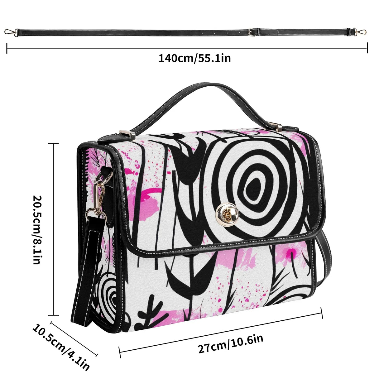 graffiti-bluten-v11-satchel-bag-umhangetasche-umhangetasche-jlr-design-jlr-design-de-8 - JLR Design