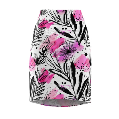 graffiti-bluten-v2-bleistiftrock-fur-damen-eleganter-mid-waist-rock-mit-stretch-komfort-bleistiftrock-jlr-design-4 - JLR Design