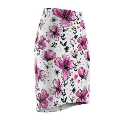graffiti-bluten-v3-bleistiftrock-fur-damen-eleganter-mid-waist-rock-mit-stretch-komfort-bleistiftrock-jlr-design-6 - JLR Design