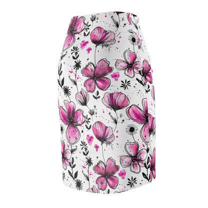 graffiti-bluten-v3-bleistiftrock-fur-damen-eleganter-mid-waist-rock-mit-stretch-komfort-bleistiftrock-jlr-design-7 - JLR Design