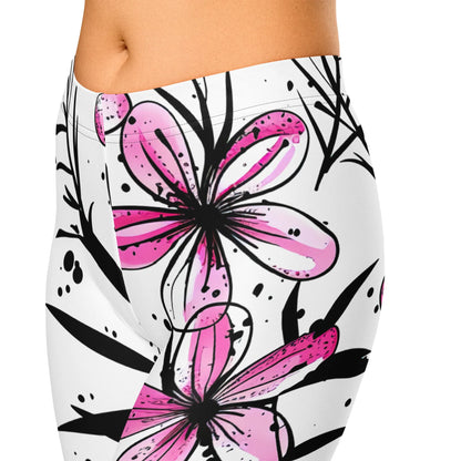 graffiti-bluten-v3-damen-capri-leggings-capri-leggings-jlr-design-2 - JLR Design