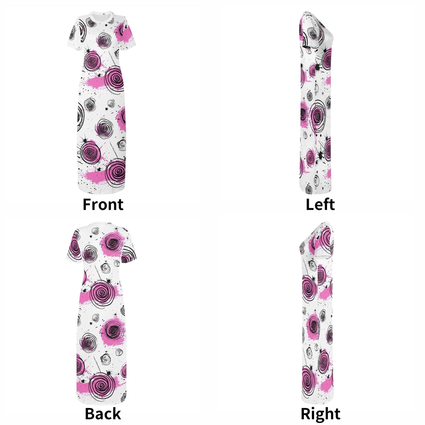 graffiti-bluten-v4-short-sleeve-long-dress-long-dress-jlr-design-7 - JLR Design