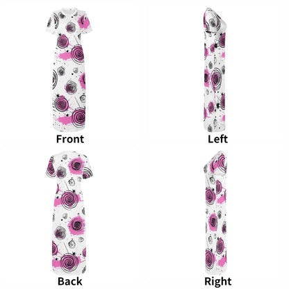 graffiti-bluten-v4-short-sleeve-long-dress-long-dress-jlr-design-7 - JLR Design