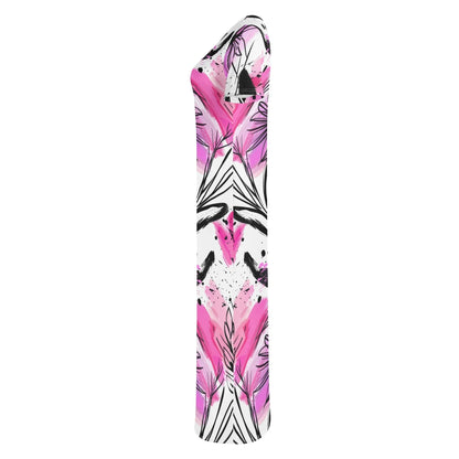 graffiti-bluten-v5-short-sleeve-long-dress-long-dress-jlr-design-6 - JLR Design