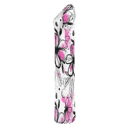 graffiti-bluten-v6-short-sleeve-long-dress-long-dress-jlr-design-6 - JLR Design