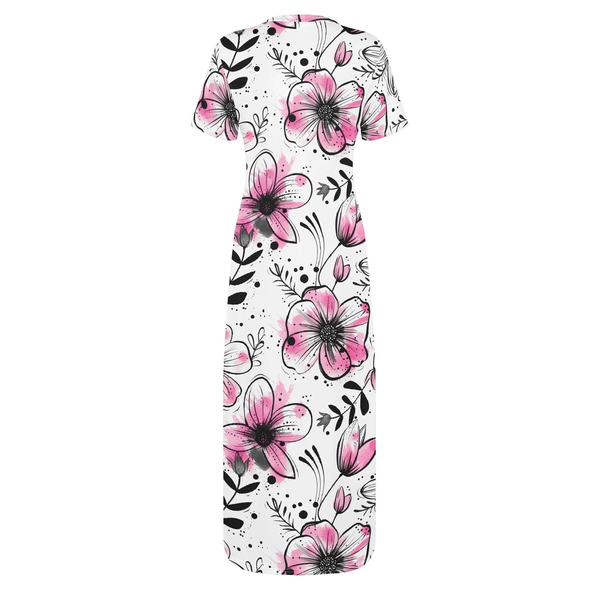graffiti-bluten-v8-bodycon-maxi-dress-long-dress-jlr-design-jlr-design-de-4 - JLR Design