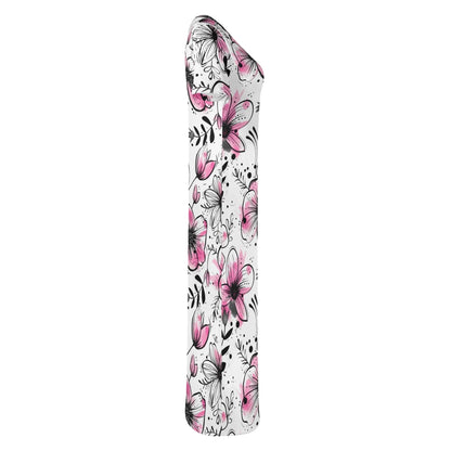 graffiti-bluten-v8-short-sleeve-long-dress-long-dress-jlr-design-5 - JLR Design