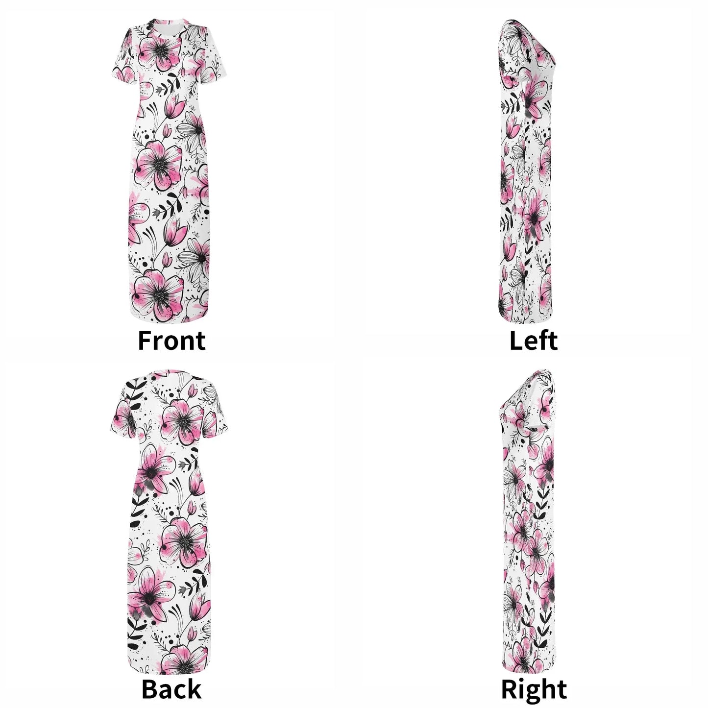 graffiti-bluten-v8-short-sleeve-long-dress-long-dress-jlr-design-7 - JLR Design