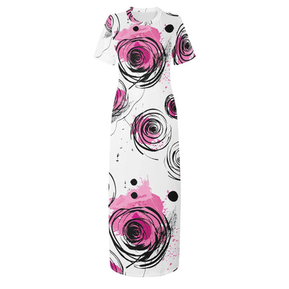 graffiti-bluten-v9-short-sleeve-long-dress-long-dress-jlr-design-3 - JLR Design