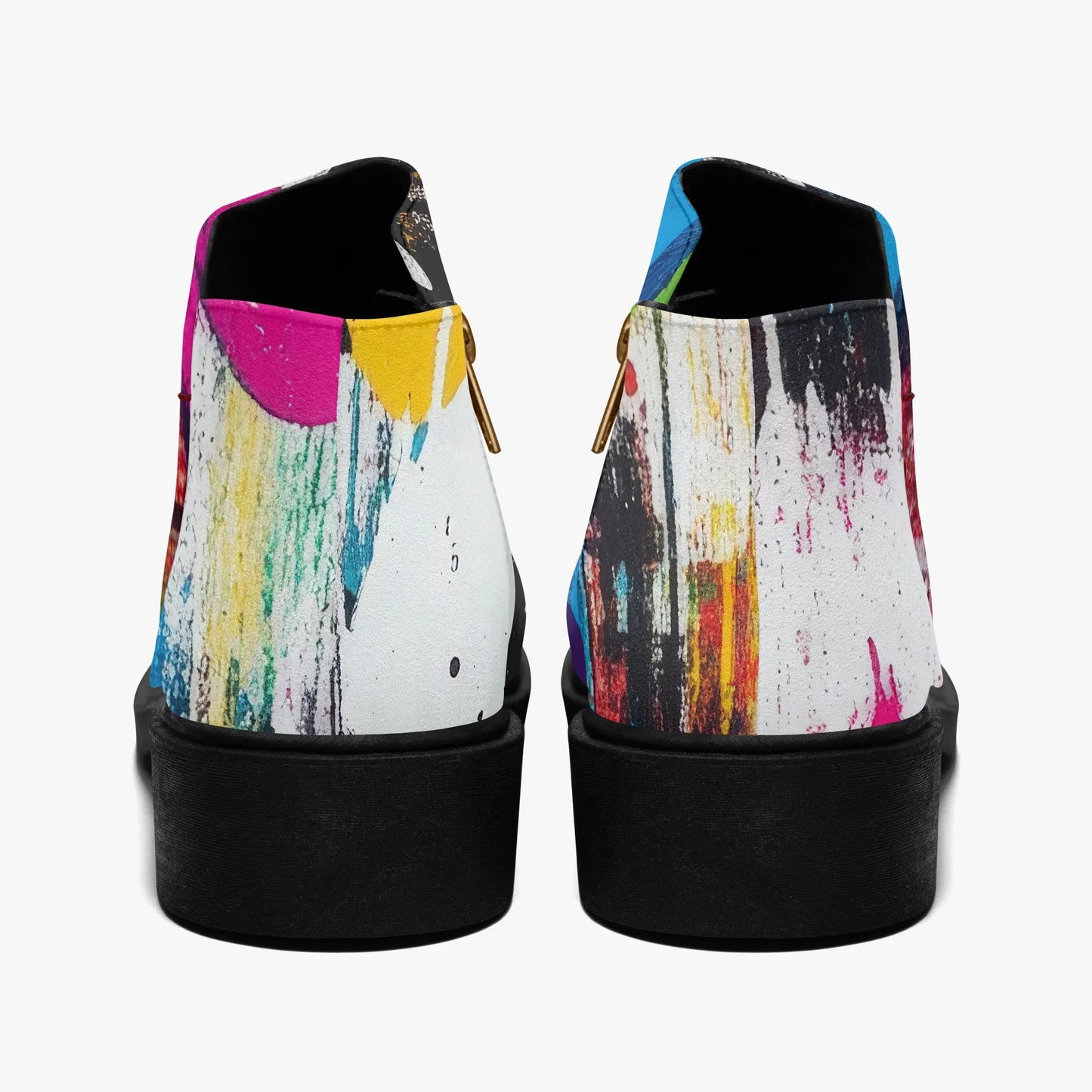 graffiti-hearts-elegante-reissverschluss-stiefeletten-stiefel-jlr-design-2 - JLR Design