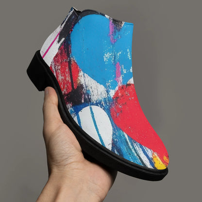 graffiti-hearts-elegante-reissverschluss-stiefeletten-stiefel-jlr-design-3 - JLR Design
