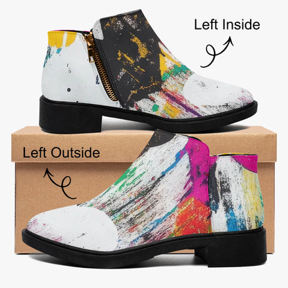 graffiti-hearts-elegante-reissverschluss-stiefeletten-stiefel-jlr-design-4 - JLR Design