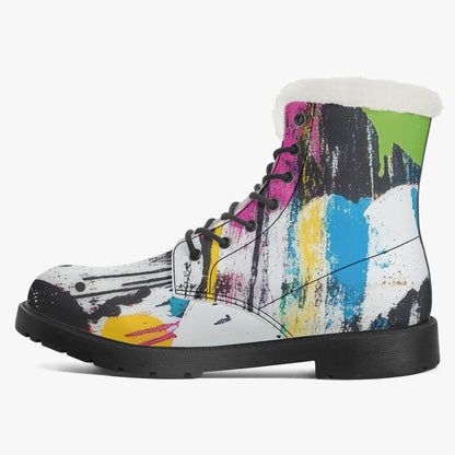 graffiti-hearts-faux-fur-leder-boots-boots-jlr-design-4 - JLR Design