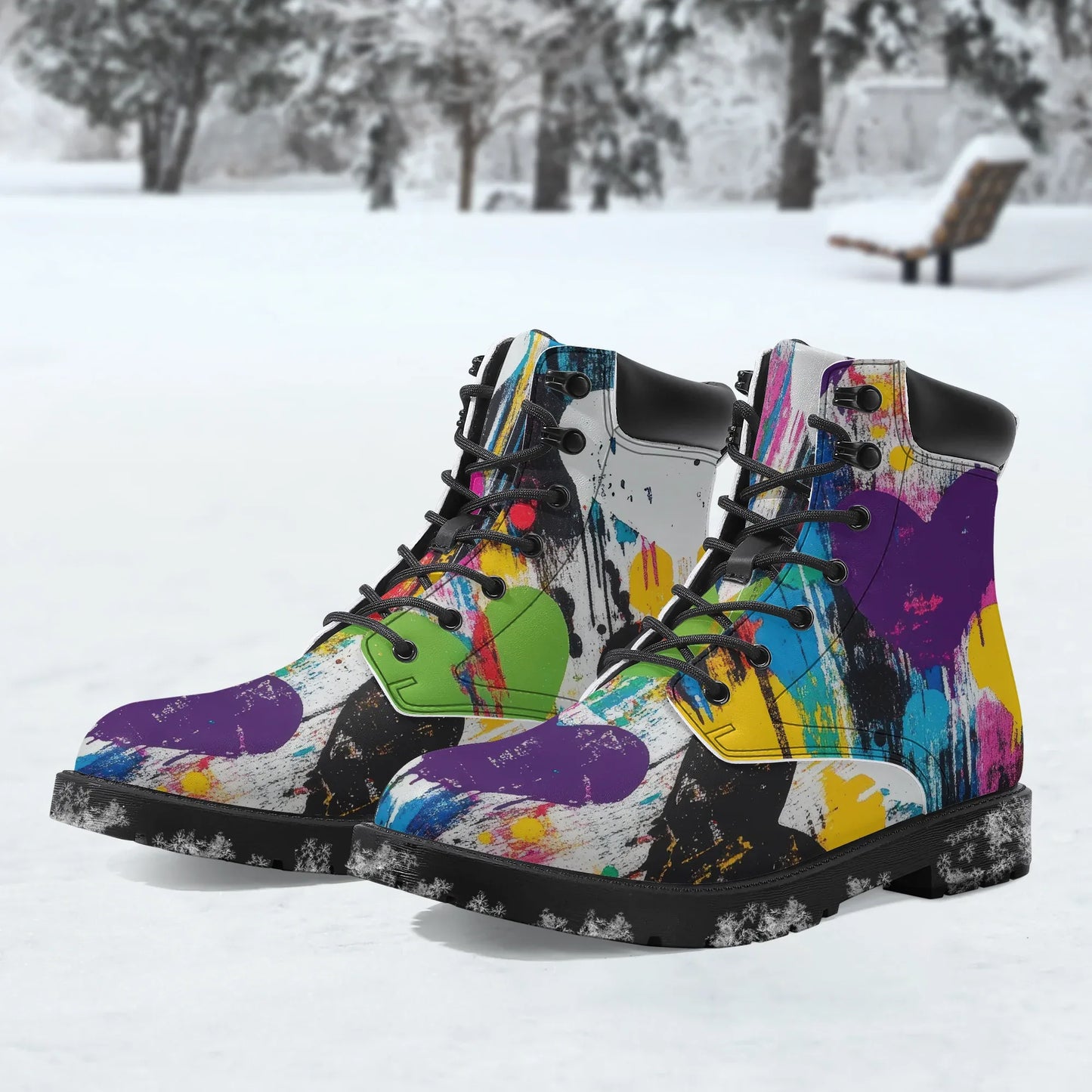graffiti-hearts-leder-boots-or-stylische-und-warme-winterstiefel-boots-jlr-design-1 - JLR Design